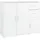 vidaXL Sideboard 91 x 75 x 29,5 cm Weiß