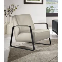 W.Schillig Cocktailsessel "quadroo Loungesessel", grau (eisgrau z59), B:65cm H:82cm T:82cm, Velourgewebe V41 (100% Polyester);Longlife Xtra-Leder Z59 - Glattleder;Longlife Xtra-Leder Z73 - Glattleder;Stoff S37 (100% Polyester): Luxus-Microfaser in Lederoptik,