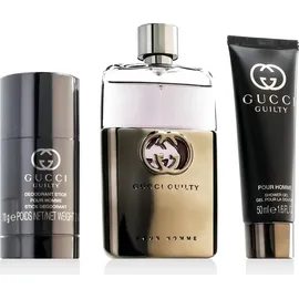 GUCCI GUILTY POUR HOMME CASE 3 pcs