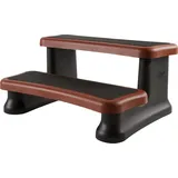 Leisure Concepts Smart Step Treppe Whirlpooltreppe Einstiegstreppe für Whirlpool Espresso
