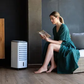 Cecotec EnergySilence 3500 Cool Compact, Einteilige mobile Klimaanlage, Weiß, 4 Rad/Räder, Tasten, 3,5 l, 250 mm - Weiß