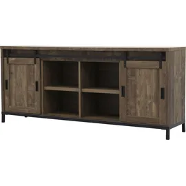 omg design Sideboard Stanley 220 x 95 x 45 cm Braun