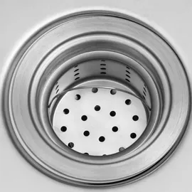 Royal Catering Spültisch 2 Becken Edelstahl 160 x 60 cm -
