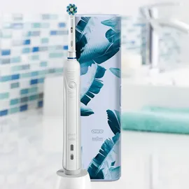 Oral-B Pro 1 750 Design Edition weiß + Reiseetui