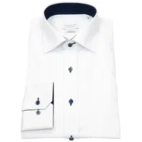 Eterna Langarmhemd Comfort Fit Weiß 42