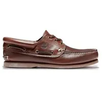Timberland für Herren. TB1760152141 Klassisches Boot Leder Boote braun (50 W), Wohnung, Schnürsenkel, Lässig