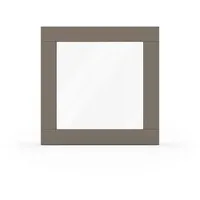 Fenster Beigegrau RAL 7006, Holzfenster, Classic IV 68, 510 x 510 mm, einteilig, festverglast, individuell konfigurieren