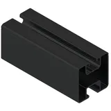 10x Handelskönig Montageschiene für Solarmodule 2,4 m Schwarz P2 Solar Schiene Solarschiene Solarprofil Montageschiene 240 cm, 40 x 40 mm Aluminiumprofil