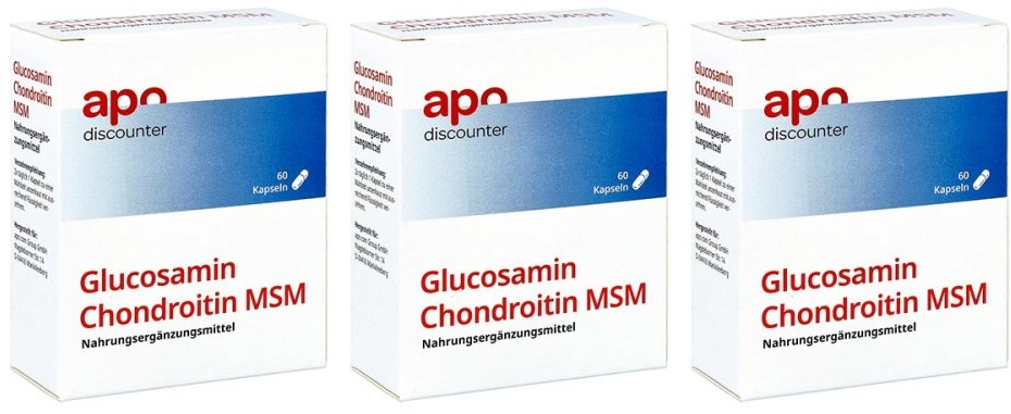 Glucosamin Chondroitin Msm Kapseln von apodiscounter