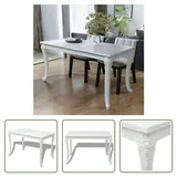 vidaXL Tyrone 116 x 76 x 66 cm hochglanz weiß