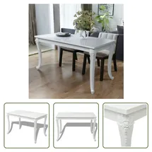 vidaXL Tyrone 116 x 76 x 66 cm hochglanz weiß