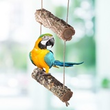 SITZSTANGE für Vogelkäfig, Vogel Voliere, Zubehör, Schaukel | aus Naturkork Kork