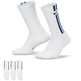 Nike Sportsocken 3 Paar Weiß XL (46-50)