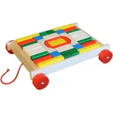 Ebert Bauwagen mit 36 Bausteinen 36-tlg.