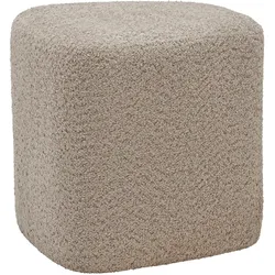 Hocker Stony Taupe Chenille