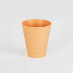 6 Becher 250 ml orange Namib – 100% abbaubar, spülmaschinenfest, nachhaltig