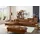 W.Schillig Ecksofa »piedroo, Designsofa mit tollem Sitzkomfort, bequem und elegant, L-Form«, Kopfteilverstellung, wahlweise mit Sitztiefenverstellung, Breite 343cm braun