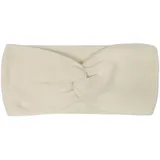 Stirnband ZWILLINGSHERZ, Damen, weiß, Strick, Kaschmir, unifarben, casual,modisch,feminin, Mützen, Knoten vorn, Cashmere, Feinstrick
