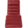 W.Schillig Relaxliege daily dreams Leder/Polyester 65 x 91 x 170 cm rot mit Kissen