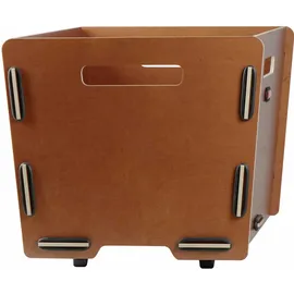 KLICKfix Radkiste Cargo Korb mit Clip braun
