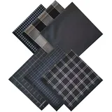 DHSUN Stofftaschentücher herren Herrentaschentücher aus Baumwolle,einstecktuch 6er Pack Klassische taschentücher stoff herren mit Karomuster, vielseitig einsetzbar taschentücher herren 43 * 43cm - 43*43CM