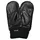 URBAN CLASSICS Sherpa Synthetic Leather Gloves Schwarz S/M
