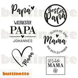 Plotterdatei "Mama & Papa"