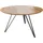 möbelliebling Runder Esszimmertisch 100 x 77 x 100 cm Eiche beige/silber