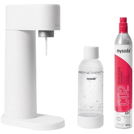 mySoda Woody WD002F-W white + PET-Flasche + CO2-Zylinder