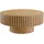 SalesFever Couchtisch rund beige Esche 80 x 34 cm