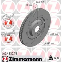 ZIMMERMANN Bremsscheibe FORMULA Z 460.4530.75