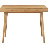 [en.casa] Schreibtisch Hässleholm Bambus 100x50x75cm Natur