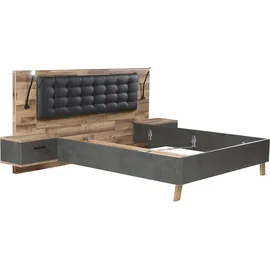 Forte Bettleuchte FORTE, schwarz, Leuchten, Bettleuchte, 2er Set