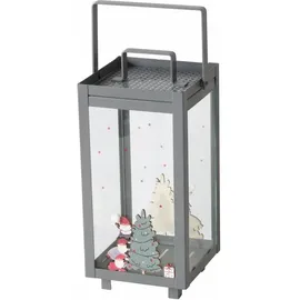 Boltze Weihnachtslaterne für Kerzen MONTI, 23 cm