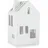 räder Mini Lichthaus Wohnhaus 11 x 6 x 6 cm Weiß