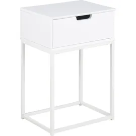 VCM Mike Nachttisch Weiß.