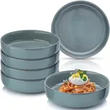 sänger Pastaschalen Blau, Stein, 6-teilig, Rund, Essen | Trinken, Geschirr, Teller Pastateller