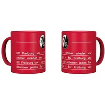 SC Freiburg Tasse rot