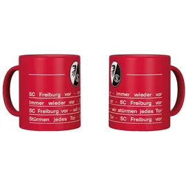 SC Freiburg Tasse rot