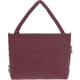 Lässig Wickeltasche Shopper deep red