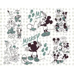 KOMAR Vliestapete »Mickey and Friends«, bunt, glatt