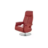 Nils Olsen Relaxsessel Leder / Kunstleder ¦ rot ¦ Maße (cm): B: 70 H: 111 T: 79.0