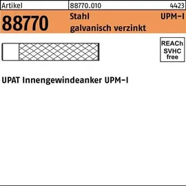 Upat Innengewindeanker R 88770 UPM-I 10 Stahl galvanisch verzinkt 10 Stück