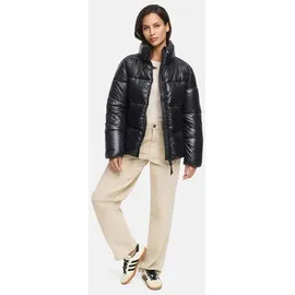 Marikoo Damen Winter Steppjacke gesteppt Anorak Puffer Jacket Winterjacke hochschließender Kragen & Reißverschluss Hazalee