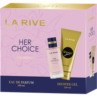 La Rive Her Choice Eau de Parfum 100 ml + Shower Gel 100 ml Geschenkset
