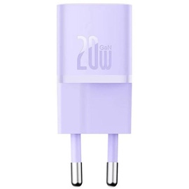 Baseus GaN5 20W Mini Universal Violett AC Schnellladung Drinnen