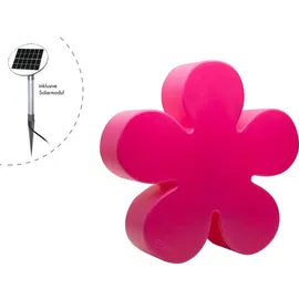 8 seasons design GmbH Solarleuchte Kunststoff Ø 40 cm 1 Stück rosa