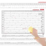 GUESS 2026 Güss Jahresübersicht DIN A1 mit Beschichtung