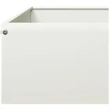 vidaXL Hochbeet 100 x 100 x 33,5 cm Weiß