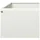 vidaXL Hochbeet 100 x 100 x 33,5 cm Weiß